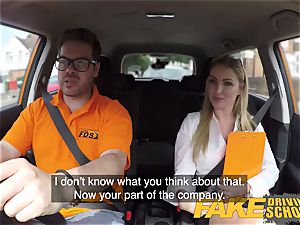 faux Driving college Georgie Lyall Off Duty sex