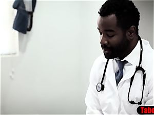 bbc doctor exploits dearest patient into ass fucking hook-up examination